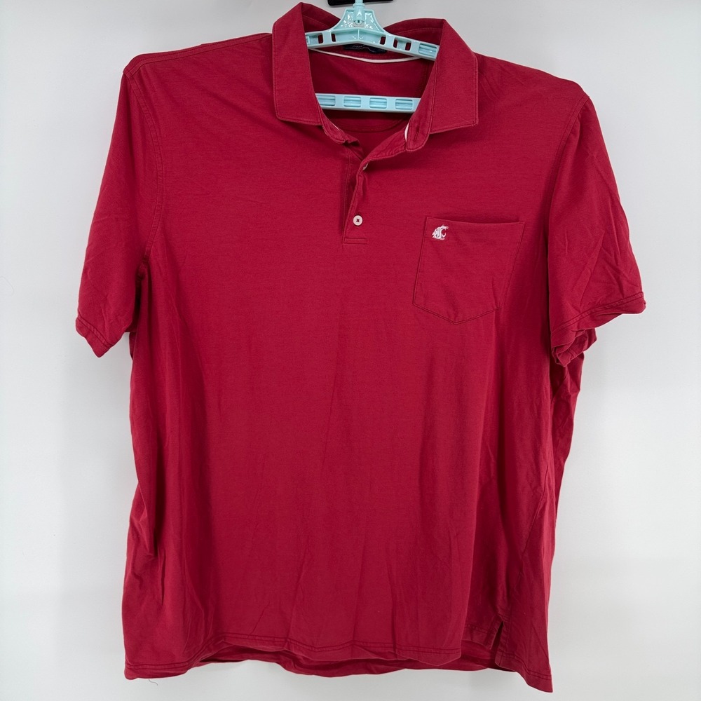 Johnnie O Polo Shirt Mens 2XL Red Golf Casual Breathable Preppy Performance